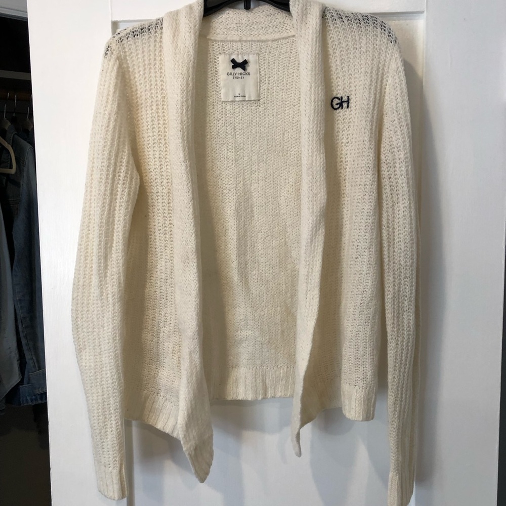 Gilly Hicks Cream Knit Cardigan